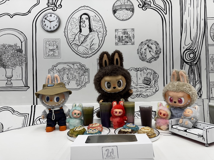 Labubu Themed Menu At Chicago’s 2D Restaurant: Where Food Meets a Black and White Comic Wonderland