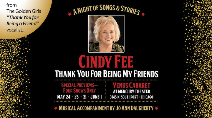 Cindy Fee, "Thank You For Being A Friend" Vocalist, Debuts First Ever One