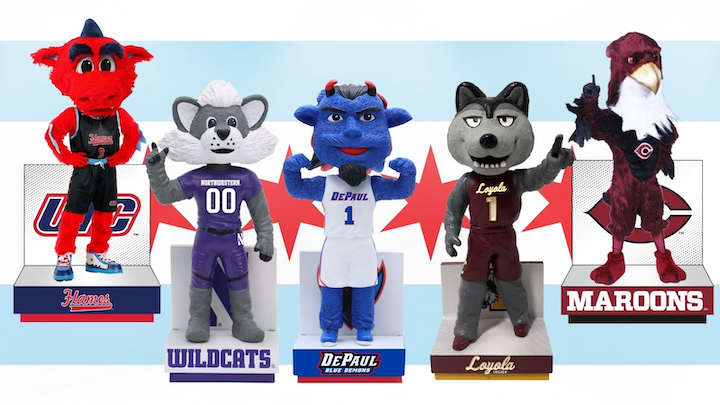 Bobblehead Museum Releases Chicago College Bobblehead Series
