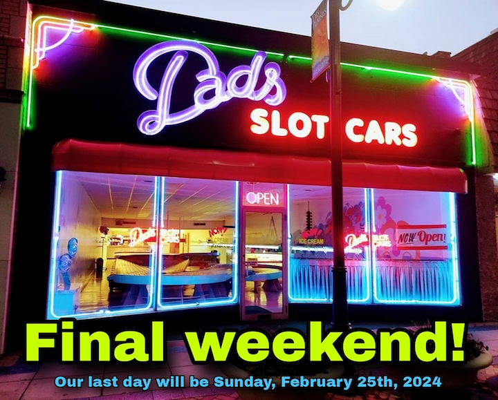 Final Weekend Of Dads Slot Cars