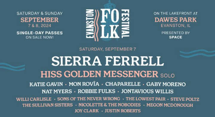 The Evanston Folk Festival Debuts With Star-Studded Lineup, Book Talks With Industry Icons At Scenic Setting By The Lake