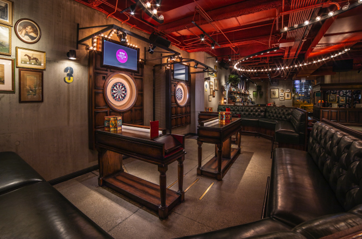Social Dart Settings Pairs Craft Cocktails And Elevated Eats