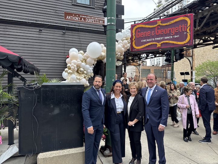 Chicago’s Gene & Georgetti Steakhouse Celebrates 85 Years with a Street Dedication Honoring Anthony A. Durpetti (1944–2024)