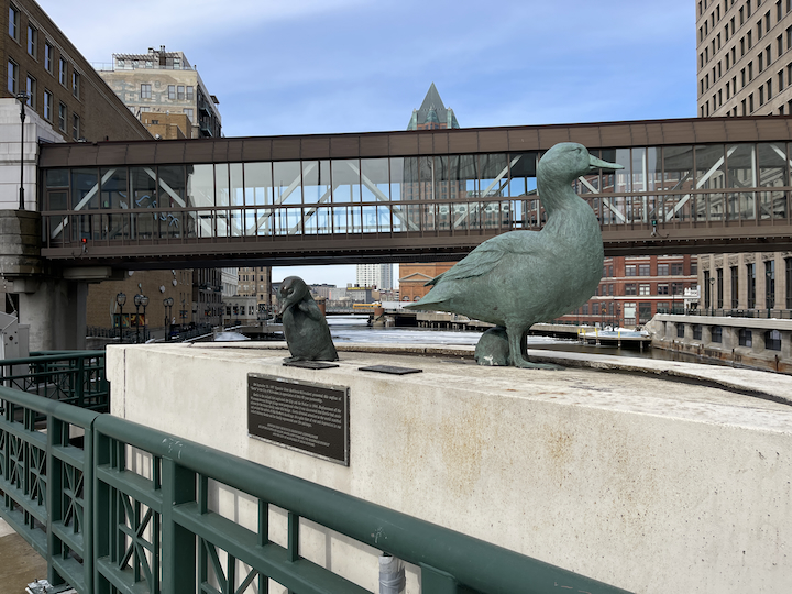 The Story Of Gertie The Duck On Milwaukee's Riverwalk