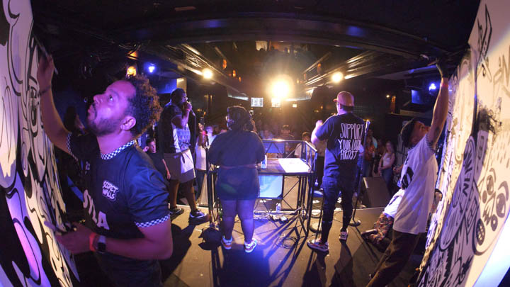 DJs Play as Chicago Artists Battle For Glory at Secrete Walls Live Art Experience