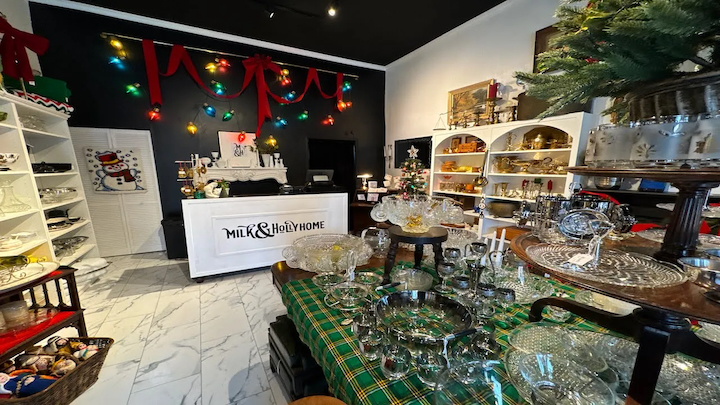 Milk & Holly Home: Edgewater’s New Vintage Sanctuary Bringing Soul Back to Holiday Shopping