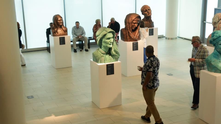 National Hellenic Museum presents touring sculpture exhibition  Hellenic Heads: George Petrides