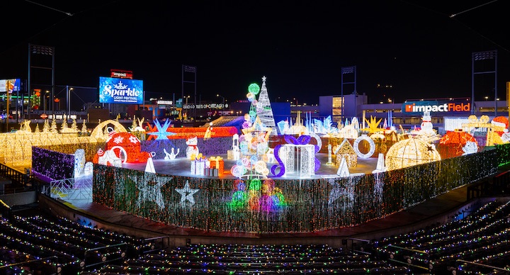 Holiday Fun At Sparkle Light Festival