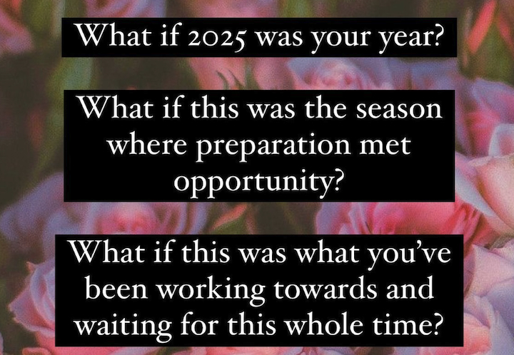 Manifest Positive Intentions To Make 2025 the Year of Opportunity
